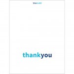 ​White ​Thank You Card (pack of 25)